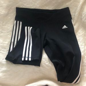 Addidas stripped leggings